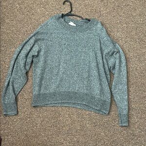 H&M Gray Crew Neck Sweater Soft Knit Casual